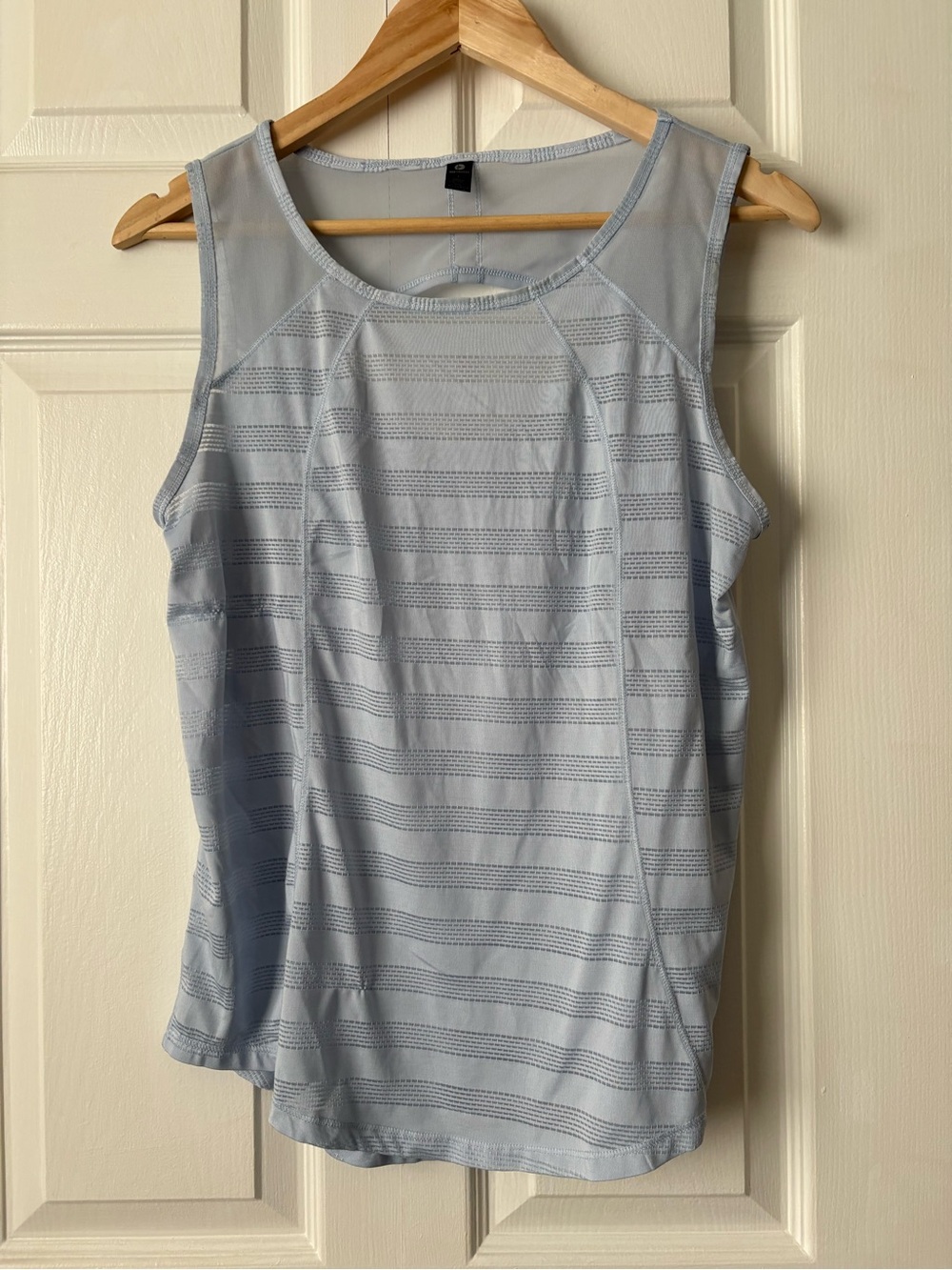 90 Degree By Reflex Pale Blue Athletic Tank Top